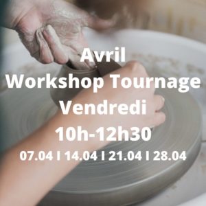 Avril : Workshop Tournage le vendredi de 10h à 12h30