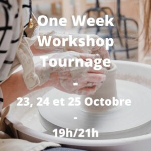 One Week Workshop Tournage – 23, 24 et 25 Octobre de 19h à 21h