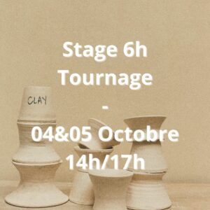 Stage 6h Tournage – 04&05 Octobre de 14h à 17h