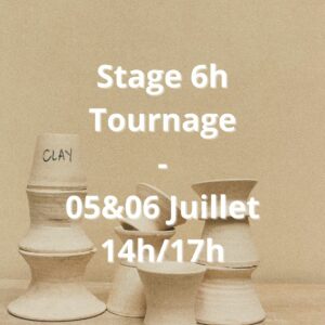 Stage 6h Tournage – 05&06 Juillet de 14h à 17h