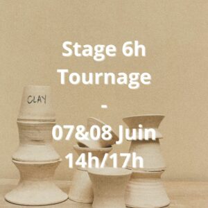 Stage 6h Tournage – 07&08 juin de 14h à 17h