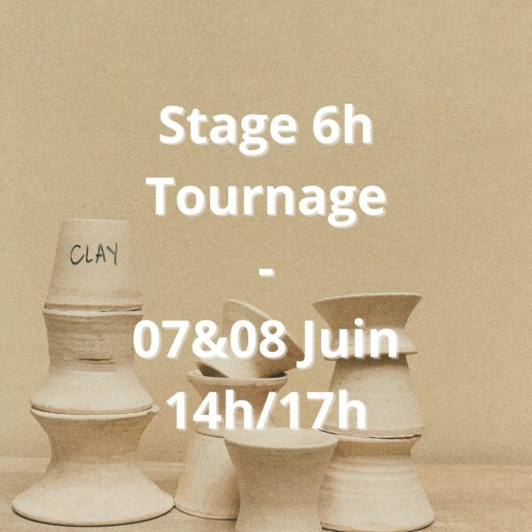Stage 6h Tournage - 07&08 juin de 14h à 17h