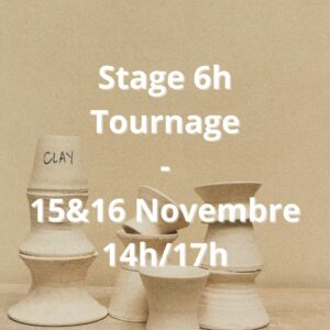 Stage 6h Tournage – 15&16 Novembre de 14h à 17h