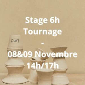 Stage 6h Tournage – 08&09 Novembre de 14h à 17h
