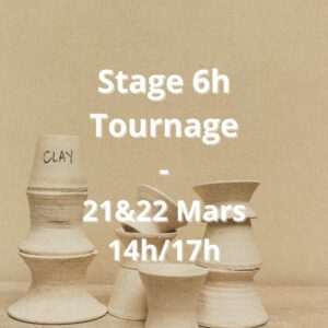 Stage 6h Tournage – 21&22 Mars de 14h à 17h