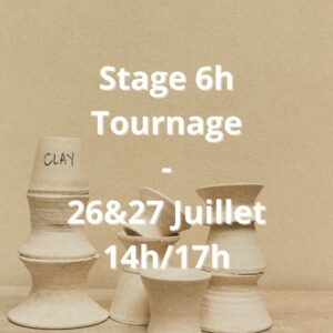 Stage 6h Tournage – 26&27 Juillet de 14h à 17h