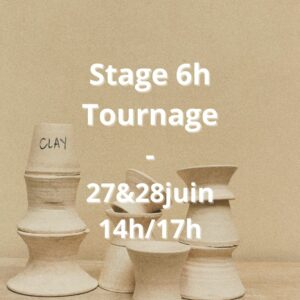 Stage 6h Tournage – 27&28 juin de 14h à 17h