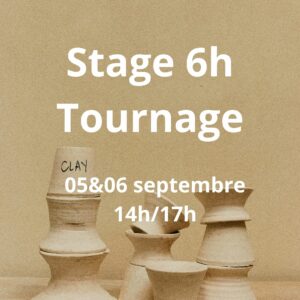 Stage 6h Tournage – 05&06 septembre de 14h à 17h
