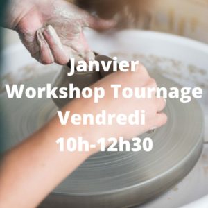 Janvier : Workshop Tournage le vendredi de 10h à 12h30