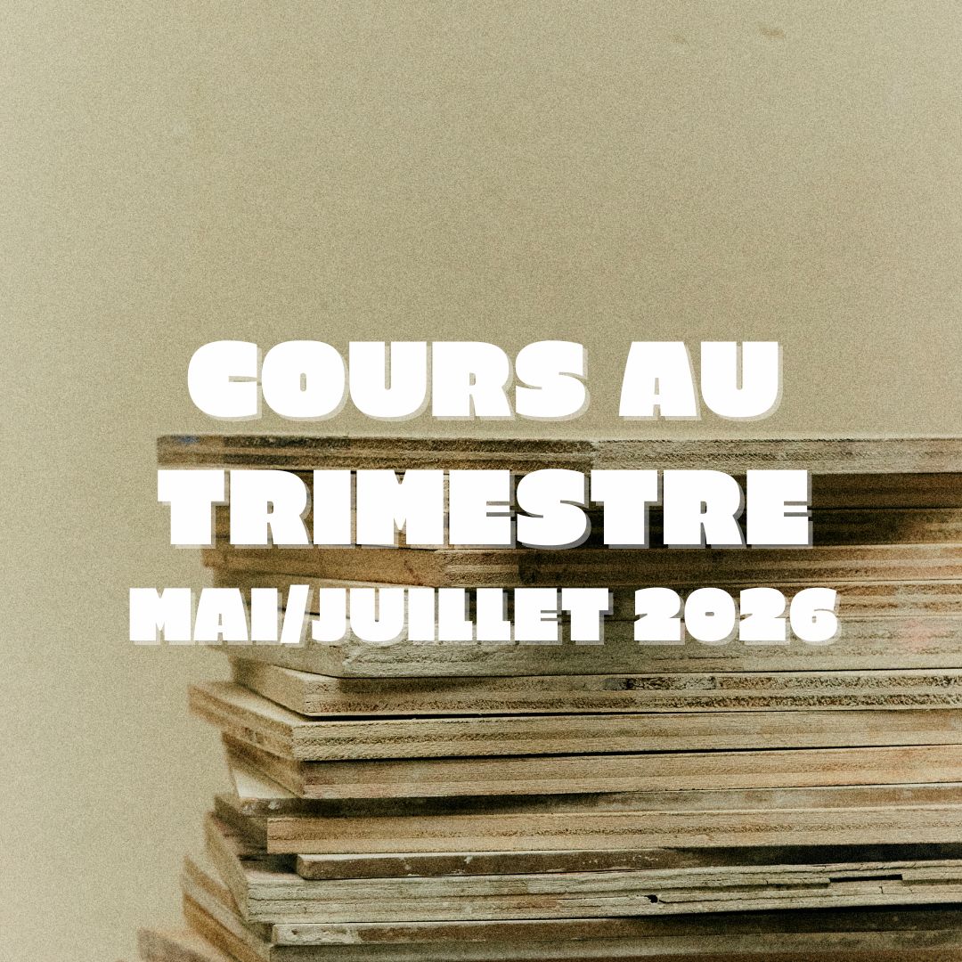COURS AU TRIMESTRE - Mai/Juillet 2026